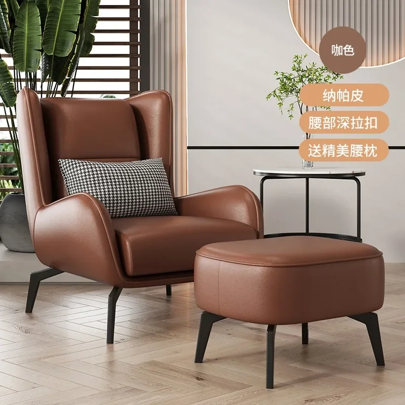 brown leather