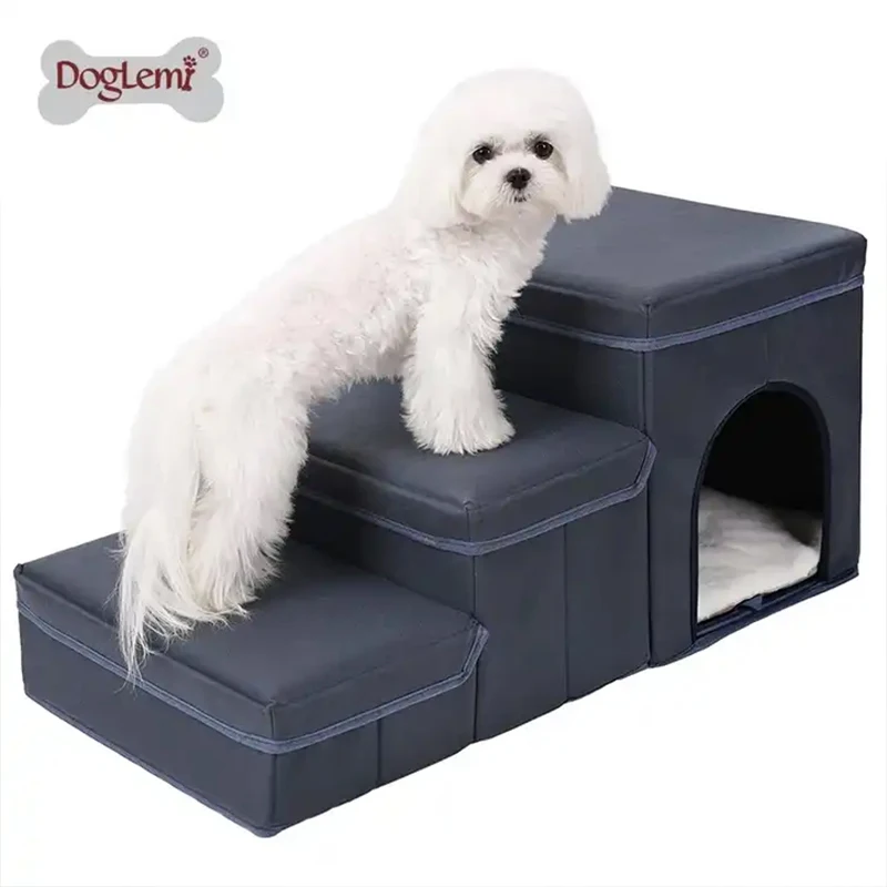 

High bearing capacity breathable comfortable reversible mat dog stairs steps ladder
