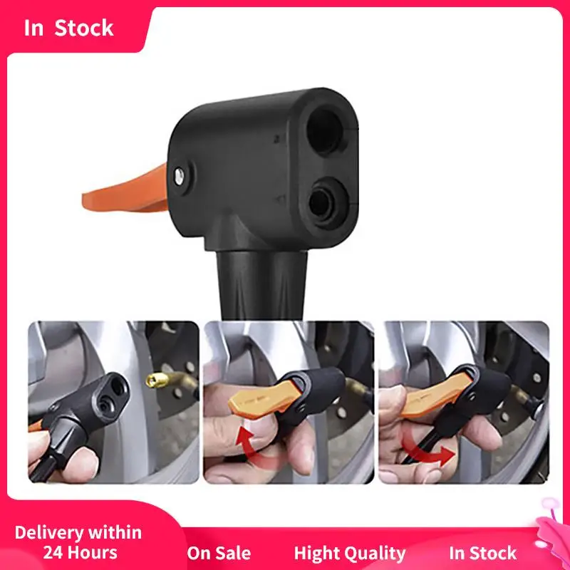 Bicycle Valve Convertor Air Pump Inflator Convertor Bicycle Accessories Compatible For Dunlop-Valve Schrader Valve Presta Valve