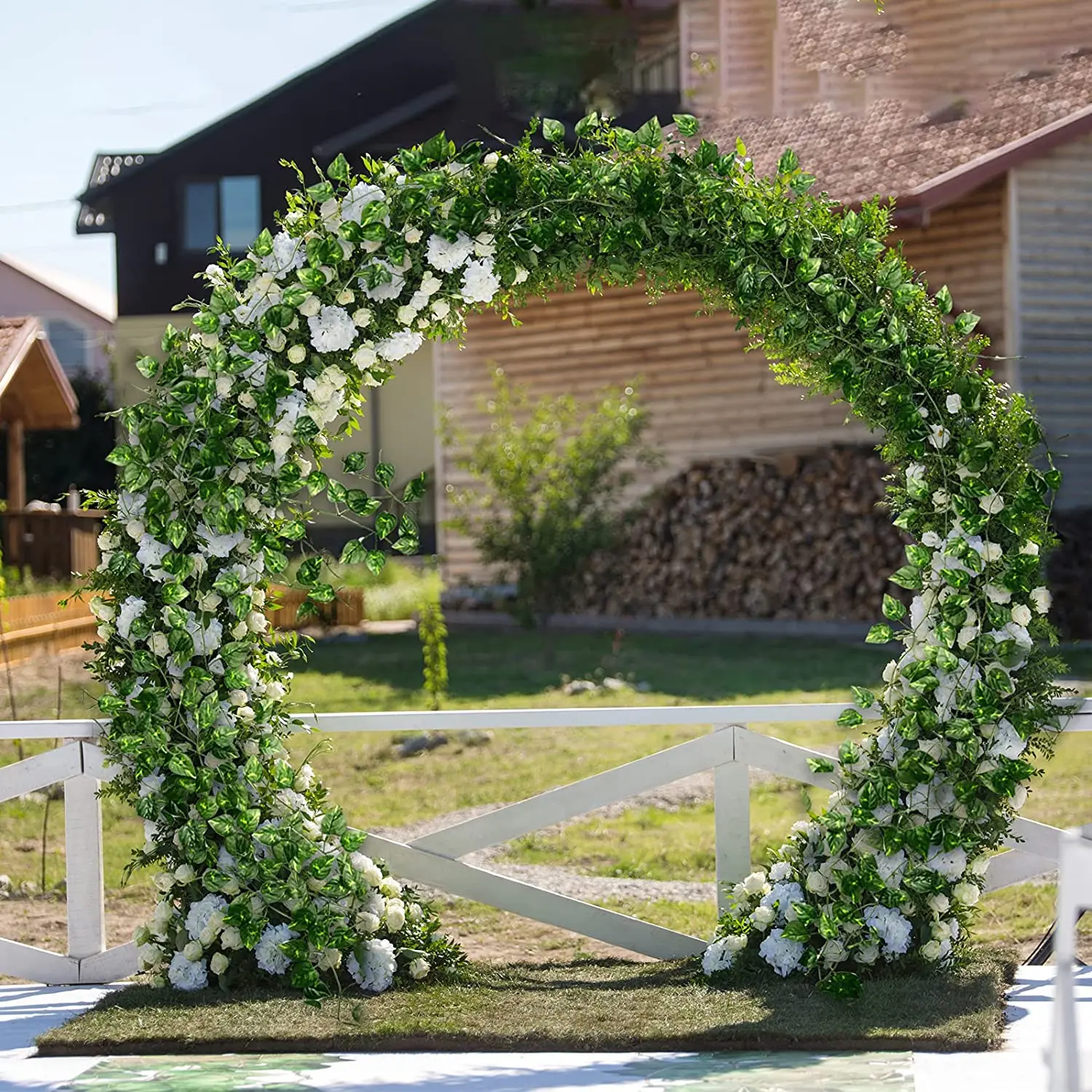 1/3/6/12pcs Realistic Artificial Ivy Leaves Garland Artificial Plants & Greenery for Weddings Parties Home Decor