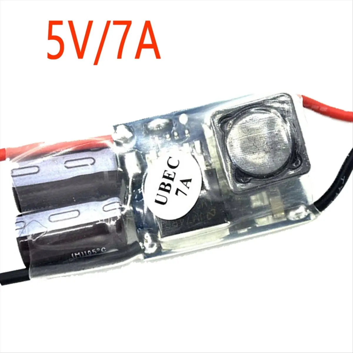 (A23G) 7A 2-7S FPV 수신기 전원 공급 장치 전압 조정기 외부 BEC(UBEC) RC 비행기용 5V 스텝다운 조정기 모듈