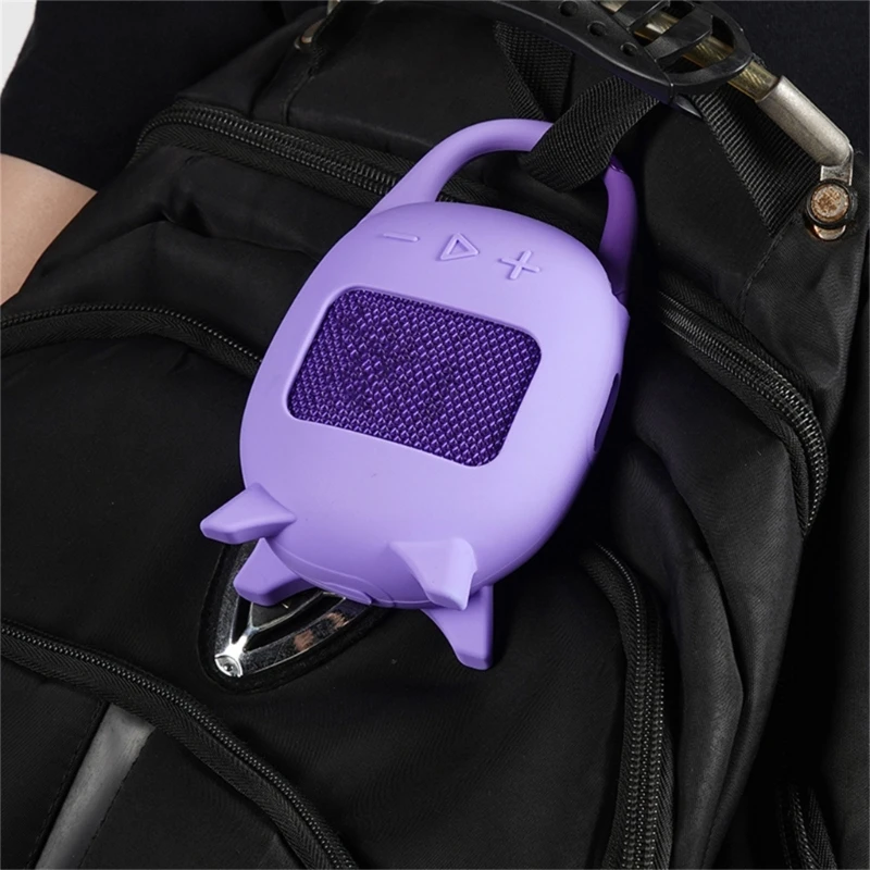 

Portables Silicone Case Shockproofs Dustproof Protective Sleeve AntiDrop Cover for Clip 5 Speaker