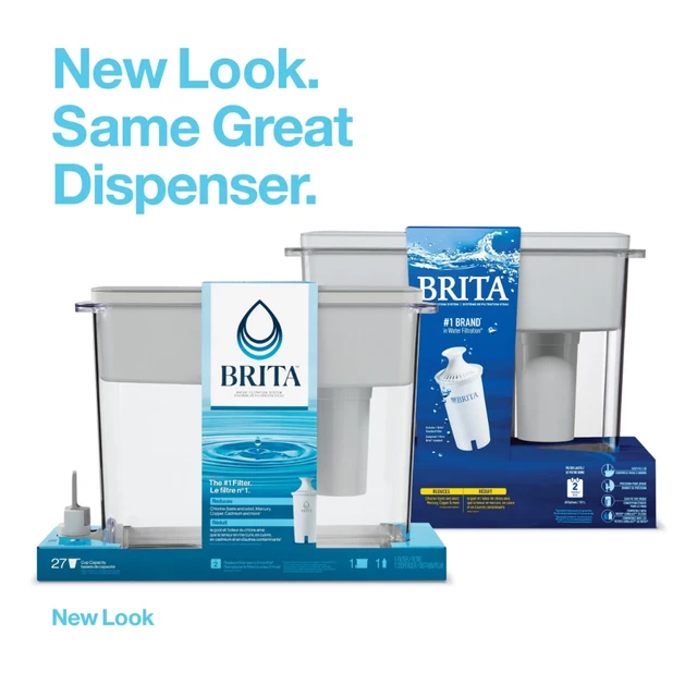 Brita Ultra Max Water Filter Dispenser Gray Plastic Water Filter Pitcher in  the Water Filter Pitchers department at