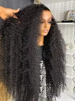 250 300 Density Curly 13x6 HD Lace Frontal Human Hair Wigs Brazilian 30 40 Inch Water Deep Wave 13x4 Lace Front Wig For Women 1