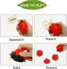 3D Ladybug Pop Fidget Toy, Squishies Sensory Bubble Popper Push Squeeze Balls Stress Relief Early Education Toys Gift Christmas 5