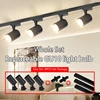 Full Sets Led Track Lights GU10 Ceiling Spot Led Rail Lighting for Living Room Decor 110V 220V Spotlight Wall Track Light Fixtur 1