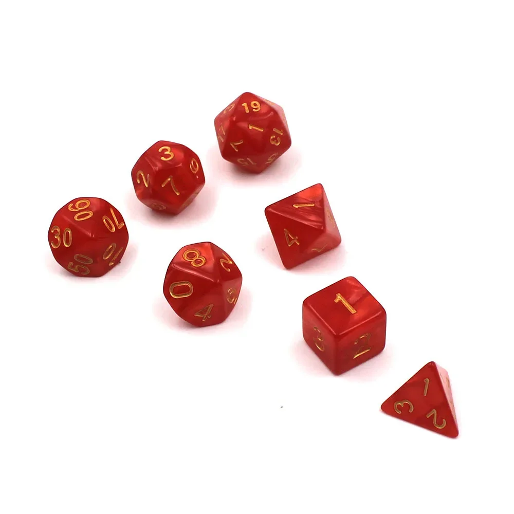 

7 шт./партия, многогранные кости для настольных игр