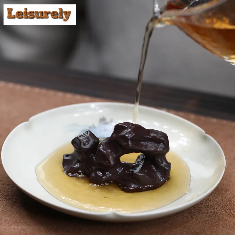 Taihu Lake Stone Zisha Penholder Tea Pet Boutique Tea Games Tea Figurine Play Toys Tea Statue Ornaments Can Be Raised Supplies