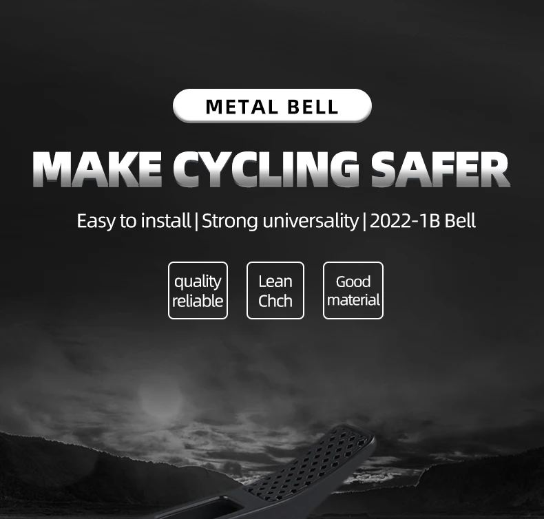 Description Picture 2 of itemX-TIGER Bicycle Bell Ring Classical Stainless Handlebar Bell Safety Warning Bicycle Horn Crisp Sound Cycling Accessories