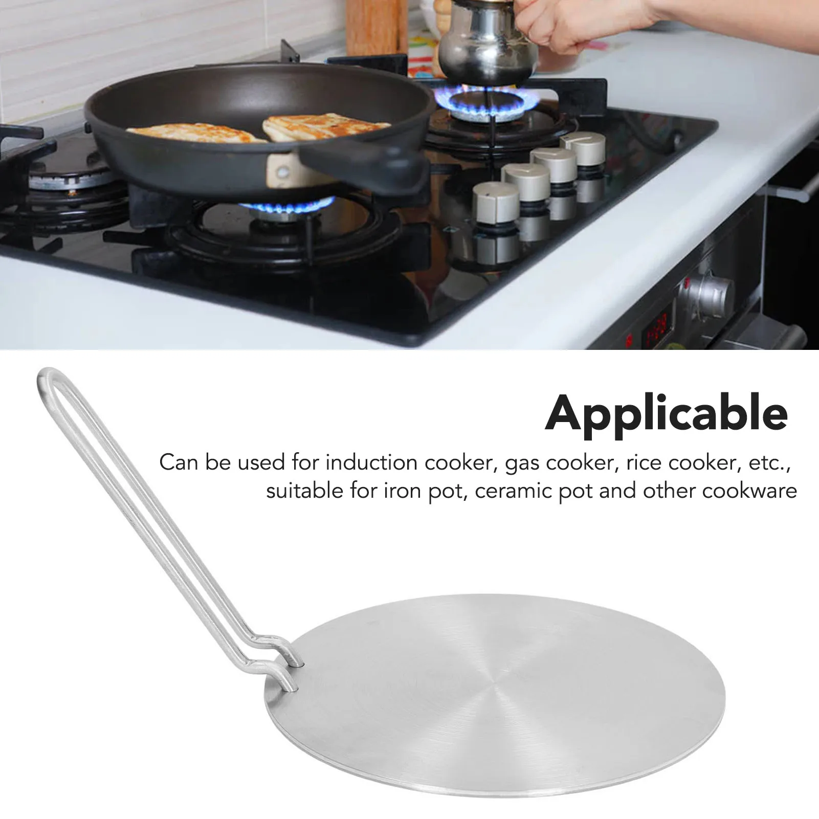 Electric Heat Diffuser Induction Plate Kitchen Induction Cooker Adapter Heat Converter Plate Accessories Heater
