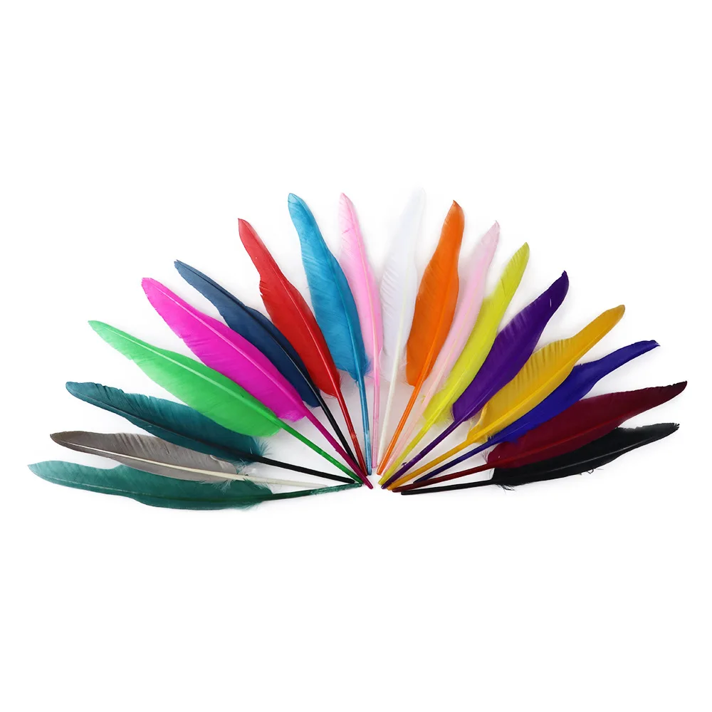 

Wholesale 50 Pieces Goose Feather White 10-12 Inches (25-30 CM) Necklace DIY Material Crafts Clothing Accessories