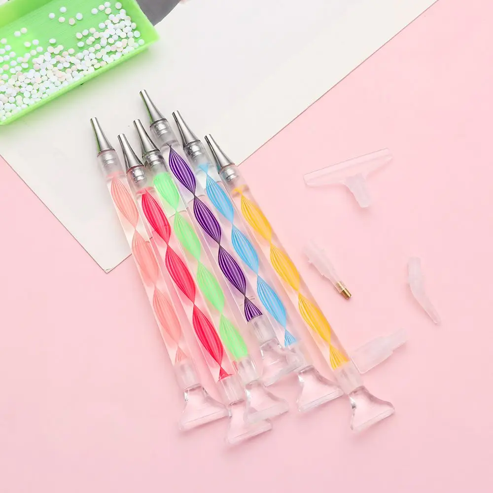 Rechargeable Light Head Diamond Painting Pen - Taro Purple, Perfect For DIY Crafts And Cross-Stitch Accessories