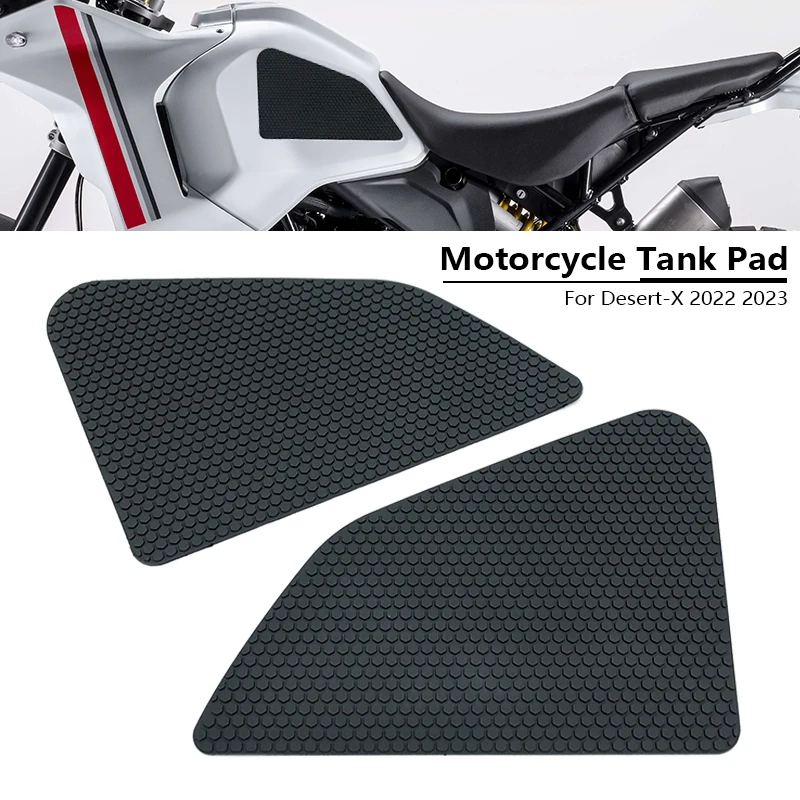 

DesertX Fuel Tank Pad Anti Slip Protector Stickers Knee Grip Side Decals Fit For Ducati Desert-X Desert X 2022 2023 Motorcycle