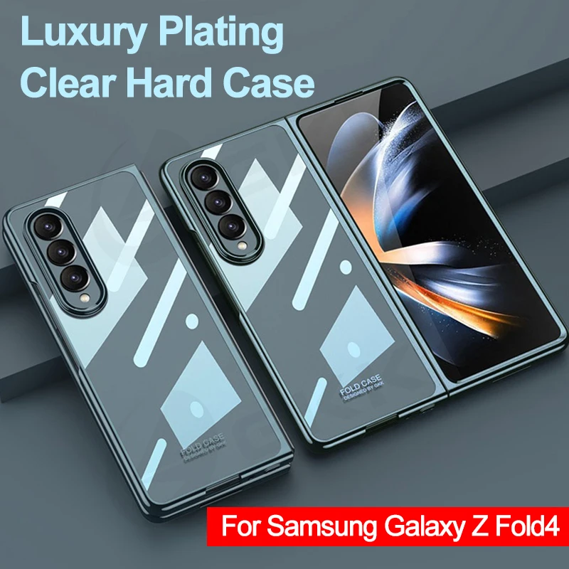 

Роскошный Жесткий чехол GKK с гальваническим покрытием для Samsung Galaxy Z Fold 4 3, пластиковый защитный чехол для Galaxy Z Fold4