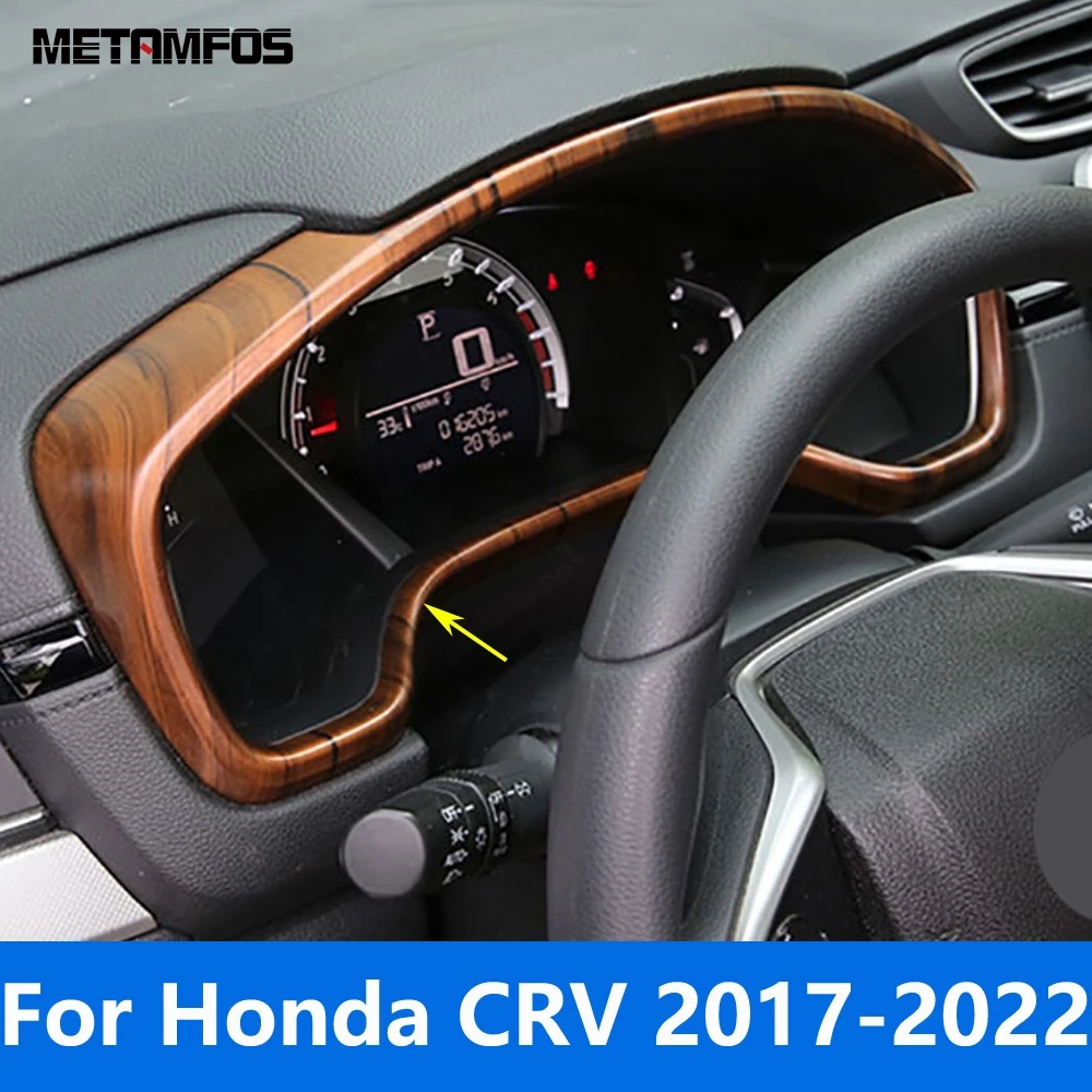 

Для Honda CR-V CRV 2017-2020 2021 2022 углеродное волокно приборная панель рамка Крышка отделка аксессуары для интерьера автомобильный Стайлинг