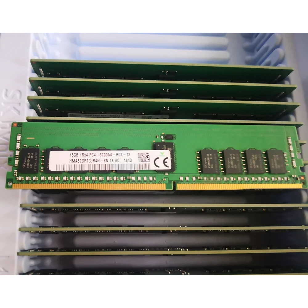 1 PCS Memory For SK Hynix RAM 16GB 16G 1RX4 PC4-3200AA ECC REG HMA82GR7CJR4N-XN 4 1 PCS Memory For SK Hynix RAM 16GB 16G 1RX4 PC4-3200AA ECC REG HMA82GR7CJR4N-XN - Image 2