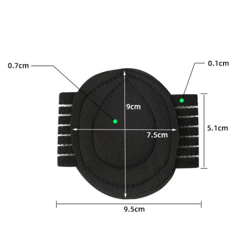 2pieces = 1pair Half Mat Shoe Cushion Plantar Fasciitis Forefoot Flat Foot Arch Support Pads Bunion Corrector Pain Relief Insoles forefoot pads