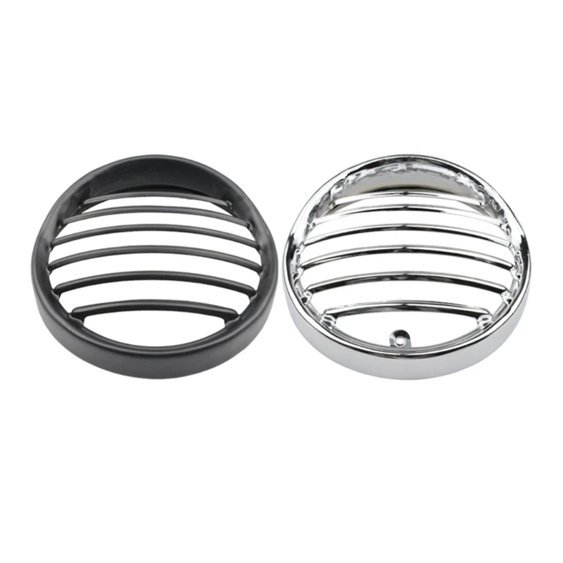 

2024 New Universal Side Mount Led Headlight Grill Cover Lampshade For XL883 XL1200 XL1200X Motorcycle High Temperature Resistanc