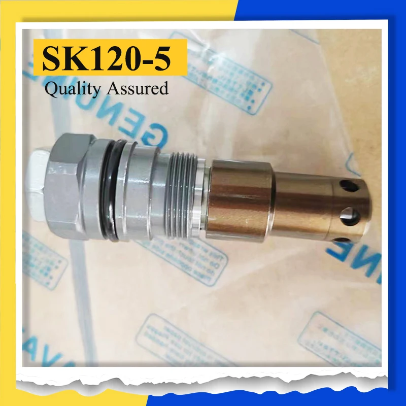 

Main Relief Valve For Kobelco SK135-8 SK100-5 SK110-5 SK120-5 Excavator Parts