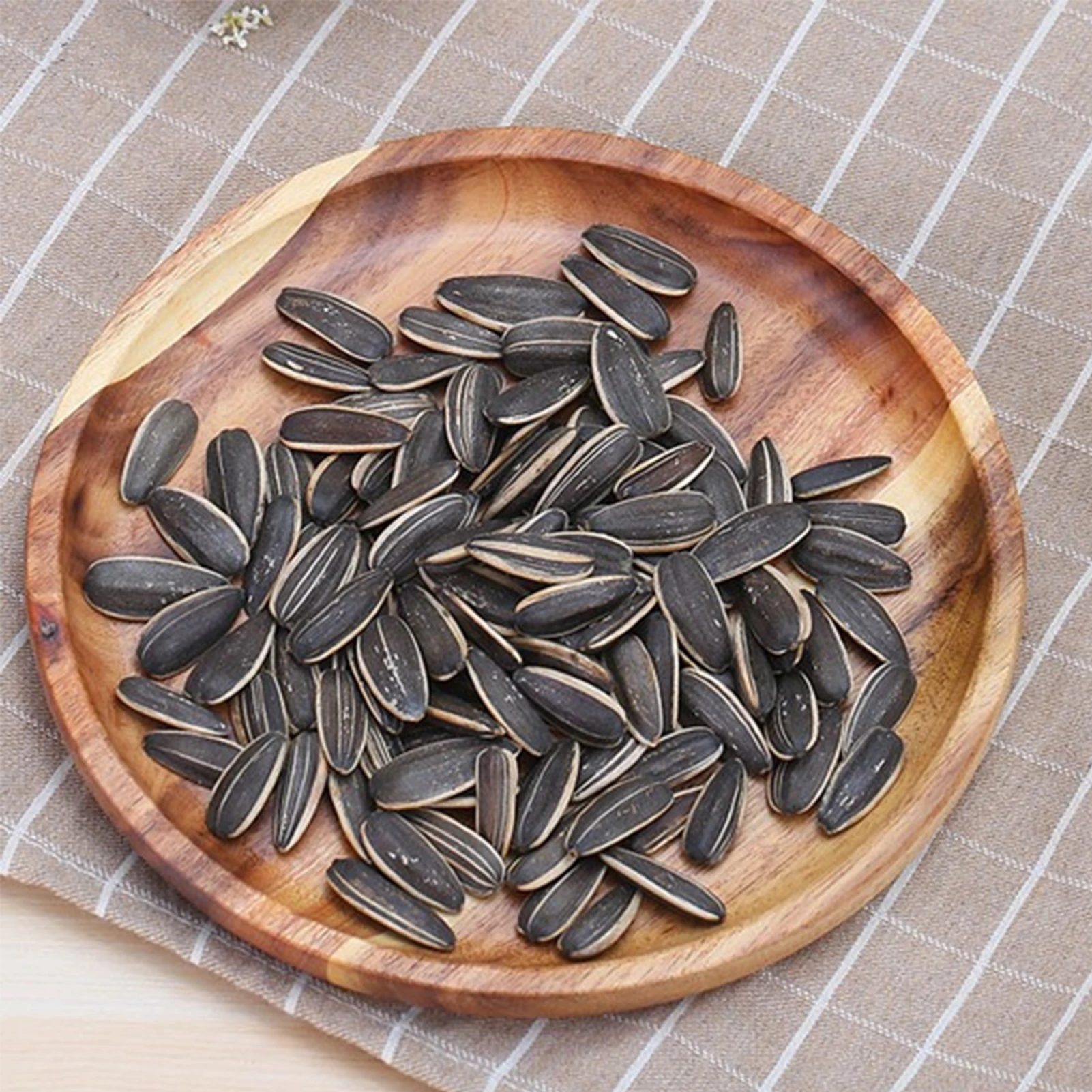 20/25/30cm Acacia Wood Serving Platter Tray Retro Round Pizza Salad Plate Fruit Dessert Tray Wooden Bread Cake Snacks Dishes 6