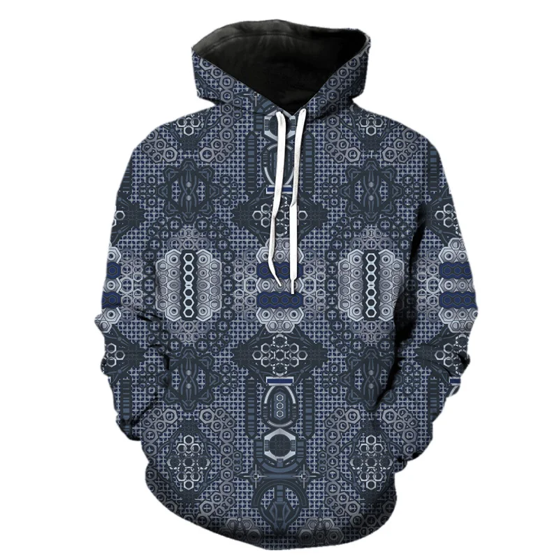 thumbnail image 1 of Sudadera con capucha con estampado geométrico abstracto en 3D para hombre, sudadera con capucha de moda Harajuku, jersey de manga larga para otoño y primavera, 1 of 5