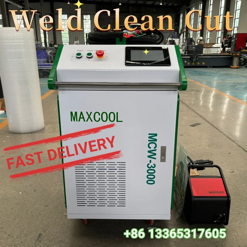 Fiber Laser Welding Machines 1500W 2000W 3000W Raycus MAX BWT Laser Welder Cleaner for Metal Clean Weld