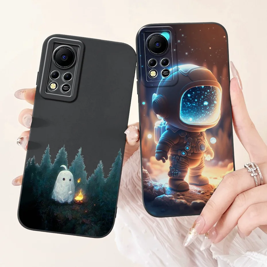 Cartoon Candy Color Silicone Phone Case with Lens Protection