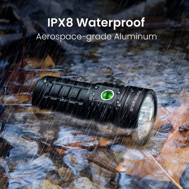 Sofirn Q8 Plus Super Powerful LED Flashlight 16000lm USB C Rechargeable 21700 Anduril 2.0 Torch XHP50B Reverse Charging 6