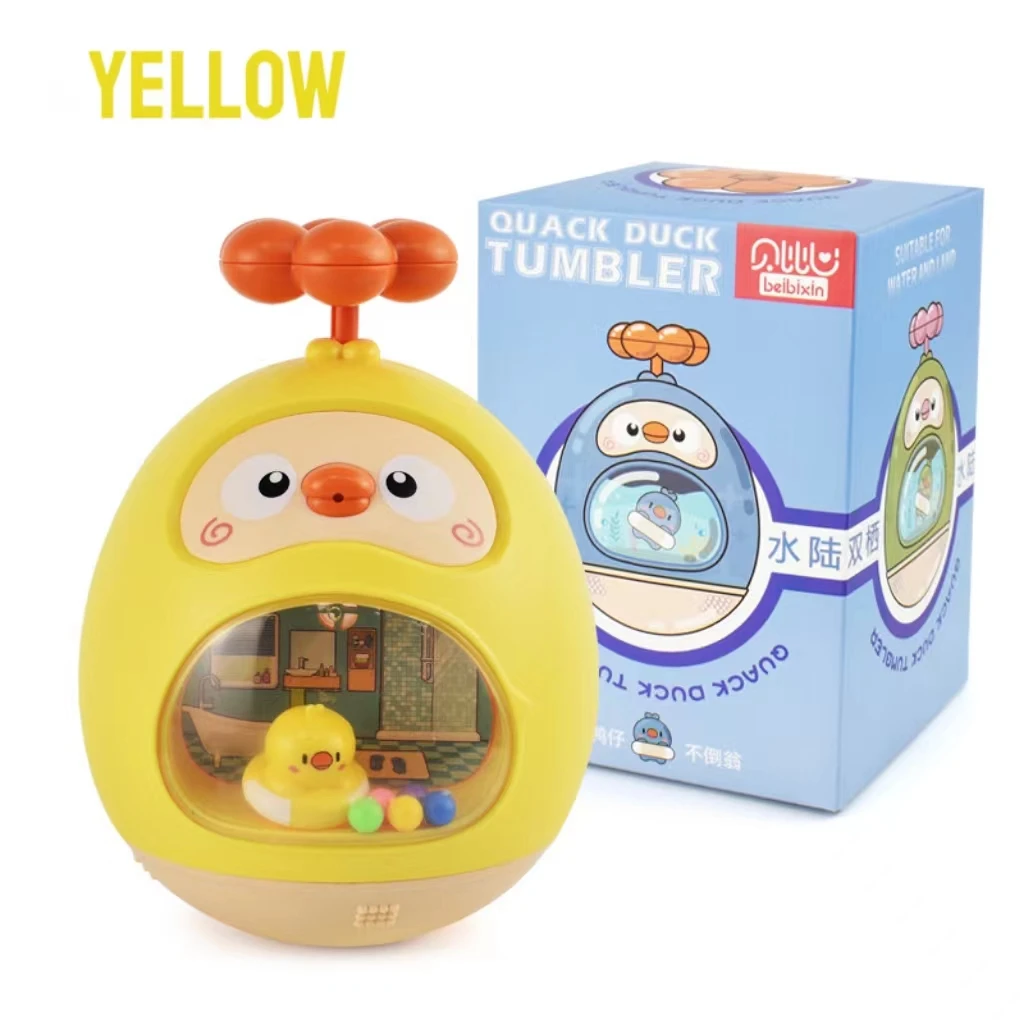 Baby Bath Toy Amphibious Cute Fun Spray Water Tumbler Toy Water Bathtub Pool Beach Kids Baby Toys 12 Months Bathing Bathroom — view 5