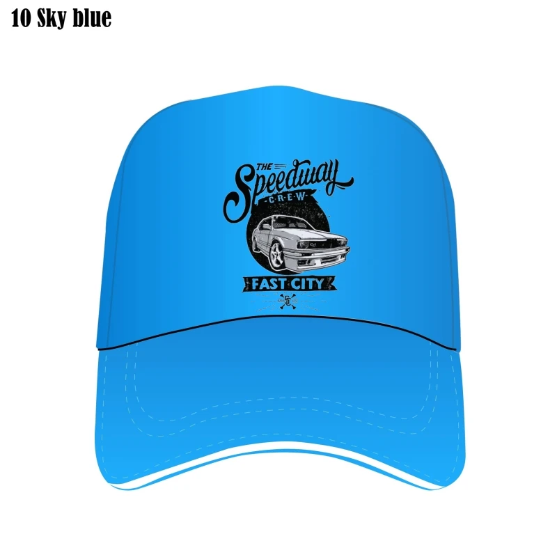 

The Speedway Crew Bill Hats Car Bill Hats Fast City Funny Bill Hats Graphic Bill Hat Gift For Him Organic Cotton Men Custom Hat