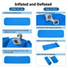Sleeping Pad Ultralight Inflatable Sleeping Pad for Camping,Ultralight Waterproof Sleeping Mat W/Pillow Hammock Mate air sofa 6