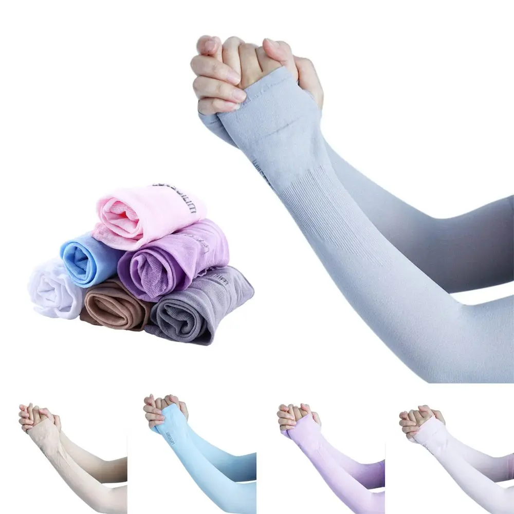 Sleeves Long-sleeved Glove Half Finger Sleeves Sun Protection Gloves Women Sunscreen Sleeves Sun UV Protection Hand Cover