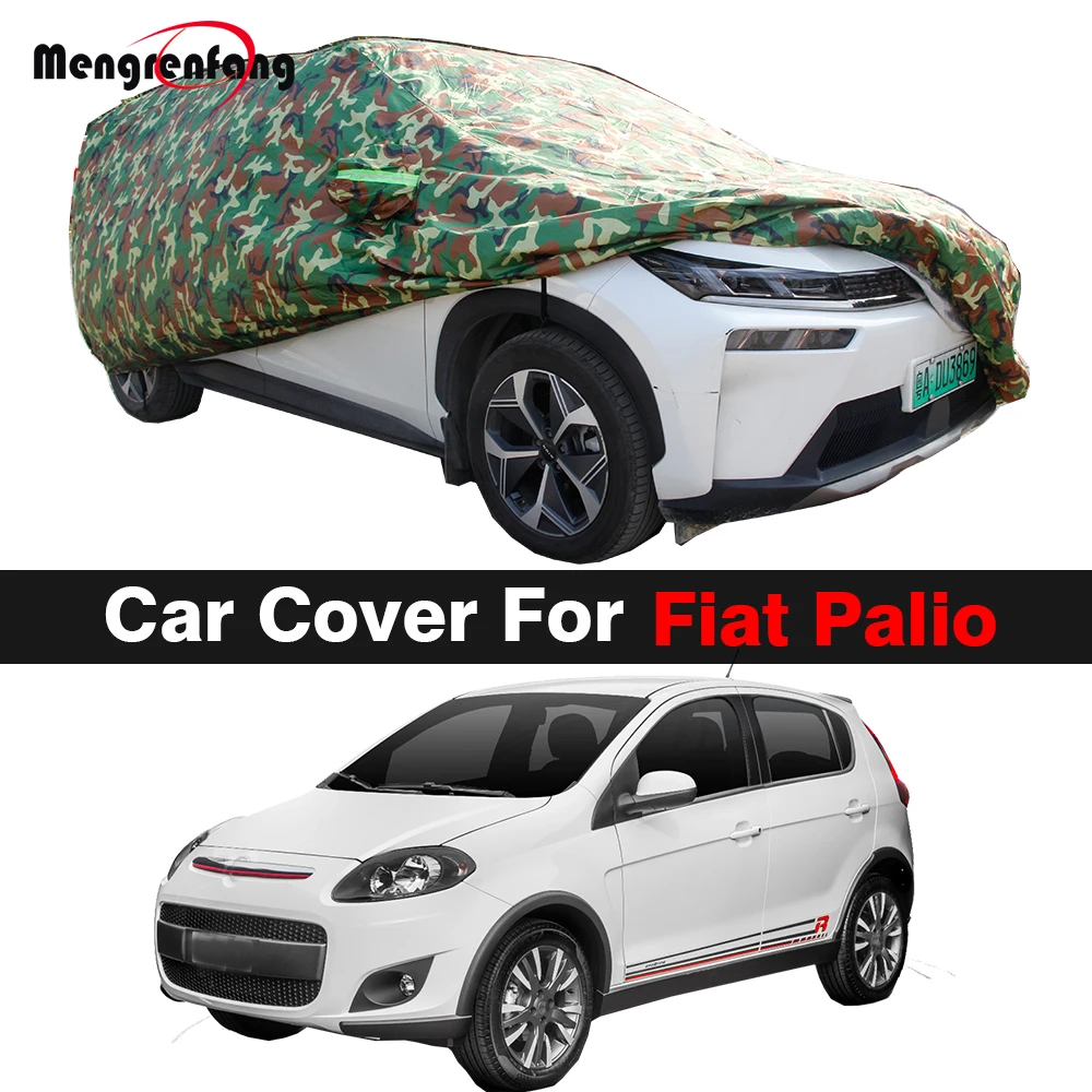 

Full Car Cover Waterproof Summer Anti UV Sun Winter Snow Rain Dust Protection Camouflage Auto Cover For Fiat Palio 1996-2023