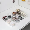 Transparent Basket Lipstick Eye Shadow Makeup Brush Drawer Compartment Storage Box Sorting Box Desktop Storage Box Cosmetics 3