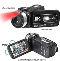 8K HD Video Camera 3 Inch LCD Touch Screen 18x Digital Zoom Camera Recorder Ultra HD WIFI Portable Recording Camcorder - Image 6