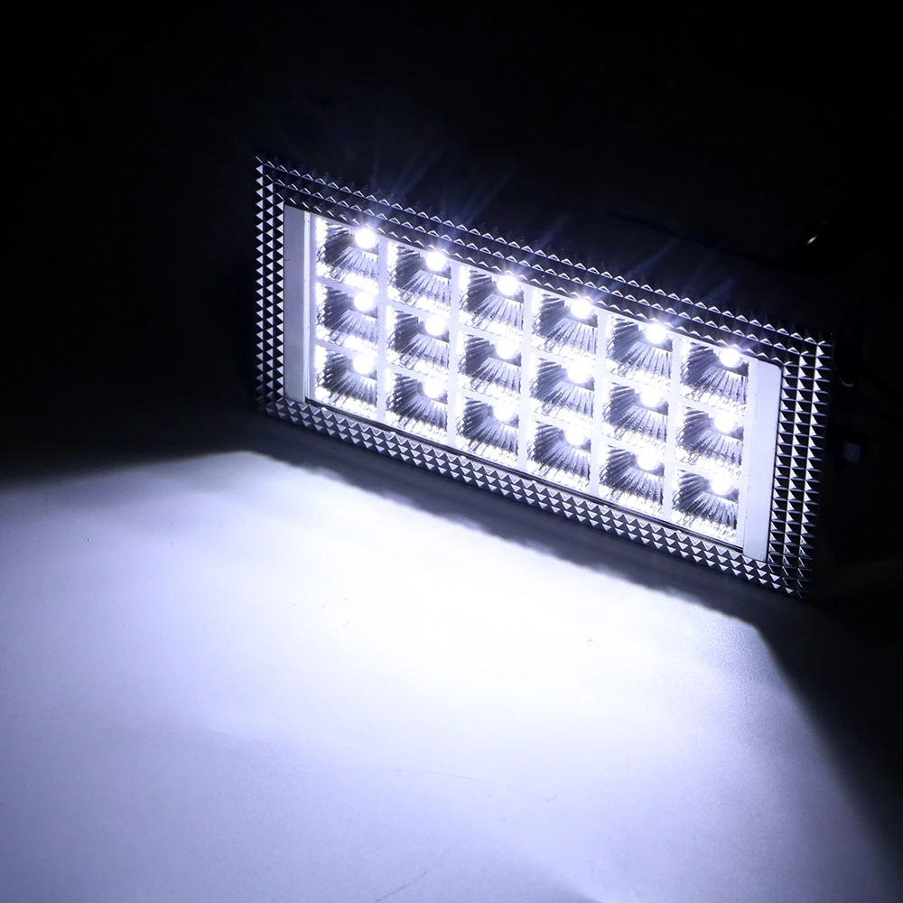 6000K LED Car Dome Light LED Auto Interior Light White Rectangular Roof