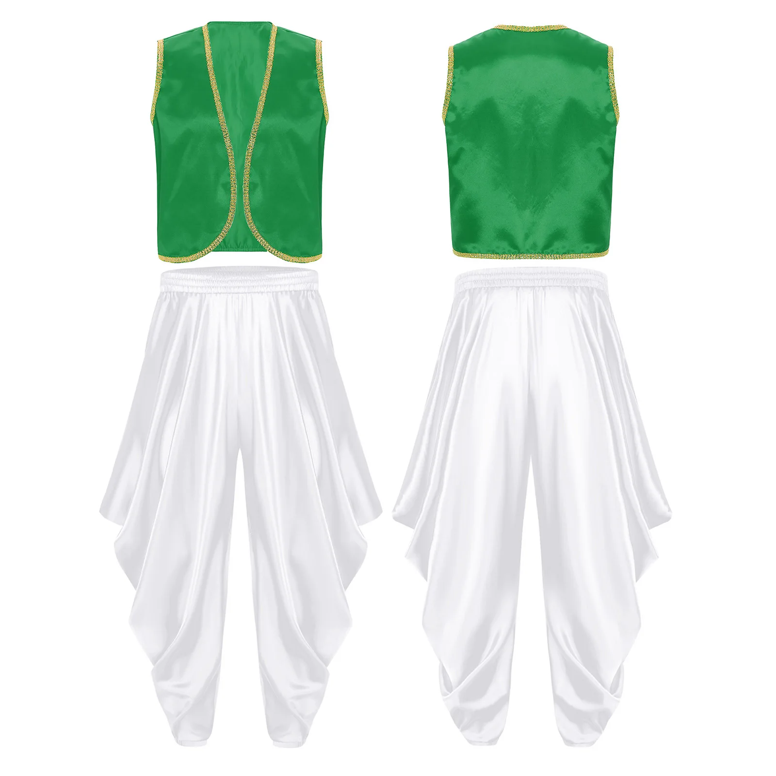 Green White