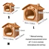 All Seasons Warm Washable Cat Dog House Indoor Soft Removable Cushion Pet Bed Kennel for Small Medium Pets Durable Pet Supplies 6
