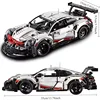 1:14 Sports Car Building Block Model Famous Sport Advanced Replica Race Cars Models DIY Power Building Blocks Collectible Gifts 6