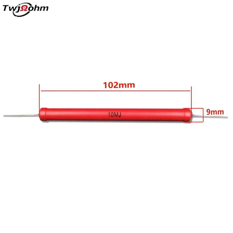 1Pcs HVR80AH10209J thick film 10 watt resistor1M2M5K10M100K 200M500M1K1G2G Ohm 5% meta glass glaze non-inductive high voltage re