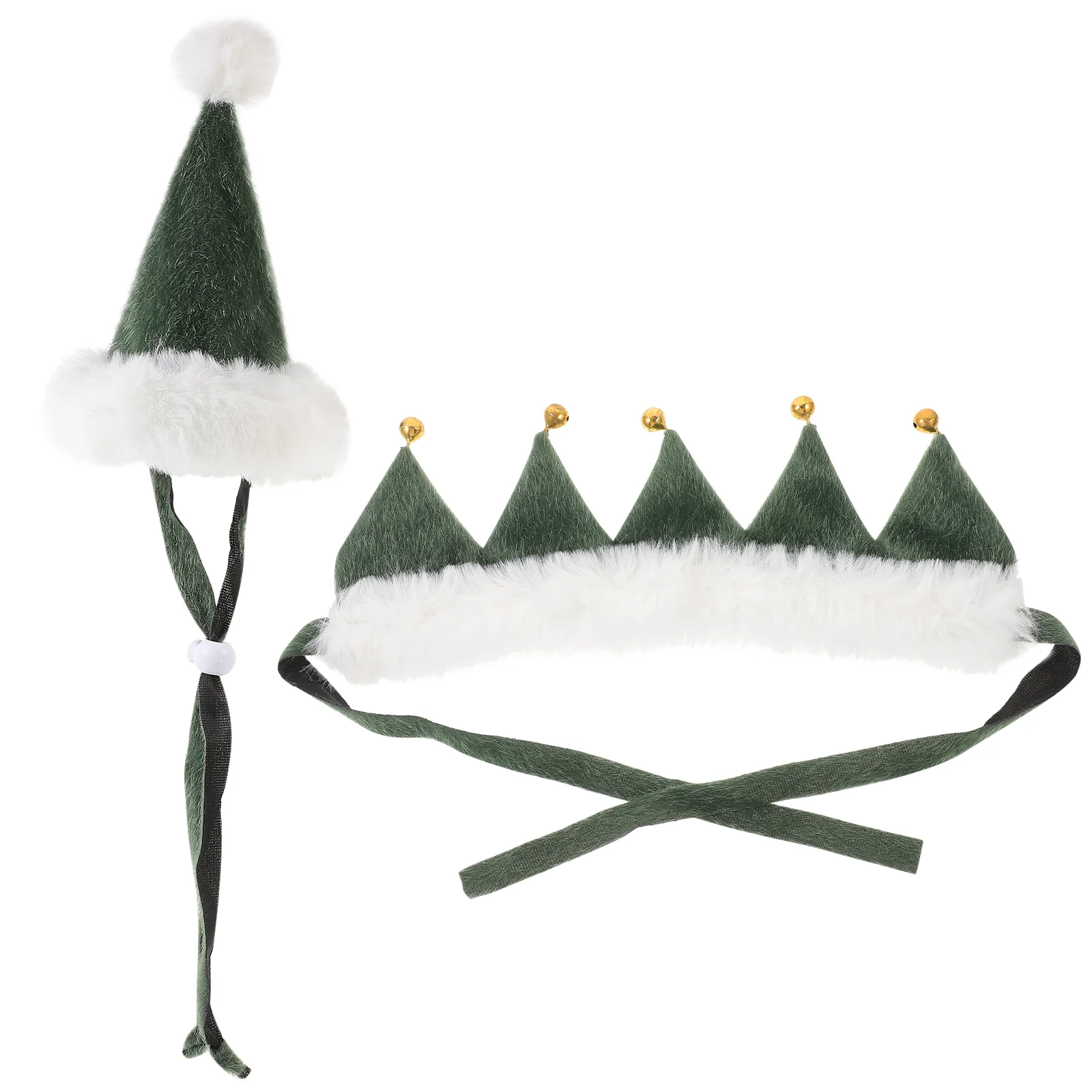 

of Adorable Pet Christmas Bell Hat Collar Decorative Pet Collar for Cats Dogs