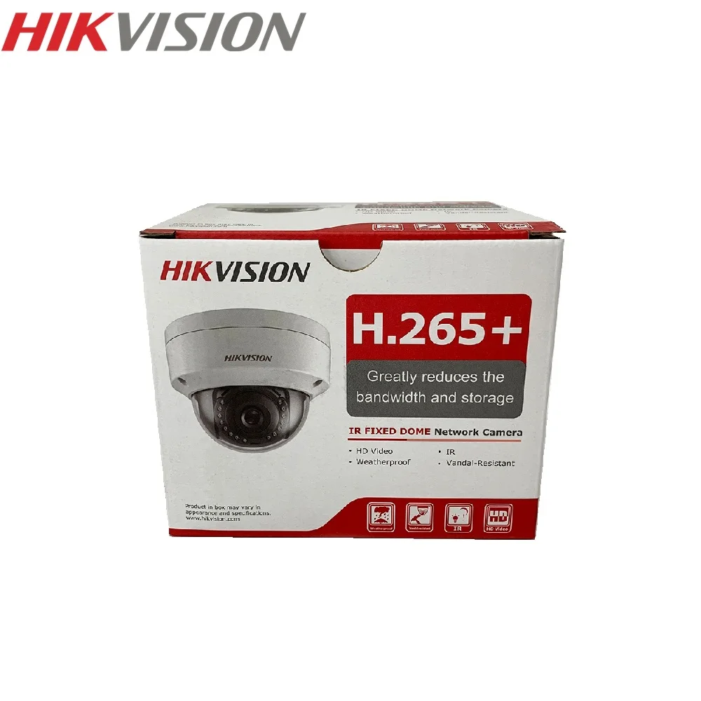 Hikvisionds-2Cd1143G0-I H.265 4Mp Poe Ip Camera Support Onvif Hik-Connect App Aggiornamento Firmware Remoto Ir 30M