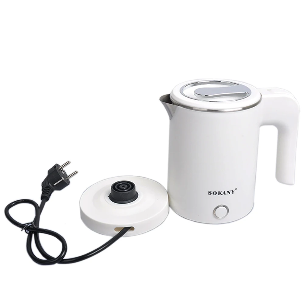 Portable Electric Kettle Stainless Steel Anti-drying Quick Boiling