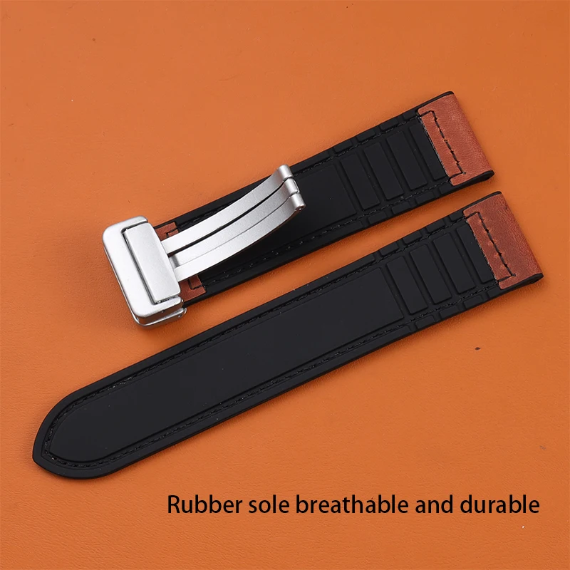 Magnetic Buckle Band Leather Watch Strap 20 22mm For Huawei GT2 3Pro Samsung Galaxy Watch5 Pro 45mm Watch 4 Classic