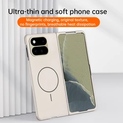 Magsafe Ultra Thin Frosted Hard Magnetic Shockproof Phone Case for Google Pixel 11 Pro Fold (FY)