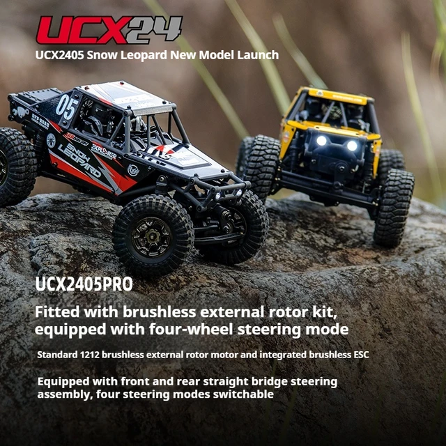 Udirc Ucx2405 1:24 Professional Rc Multi Play Remote Control Brushless Snow Leopard Variable Speed Climbing Off Road Vehicle 2