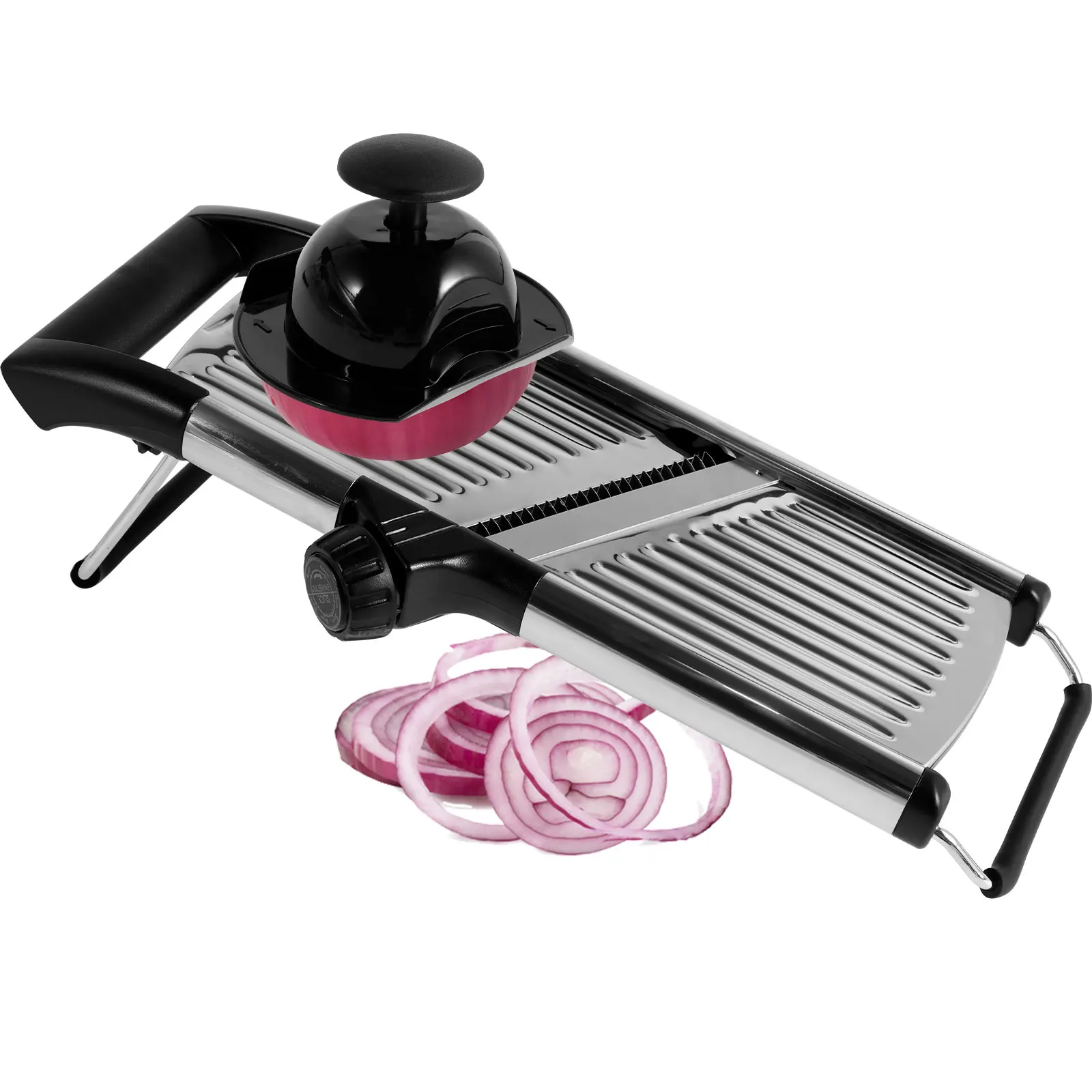 

Кухонная овощерезка с 5 регулируемыми лезвиями из нержавеющей стали, овощерезка с режущими перчатками, измельчитель овощей, картофеля