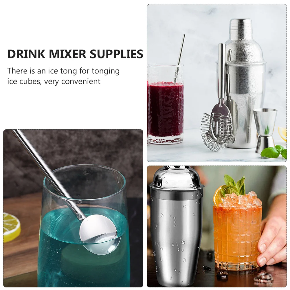 Jigger Measurement Ounces Bartender Set Metal Strainer Cocktail