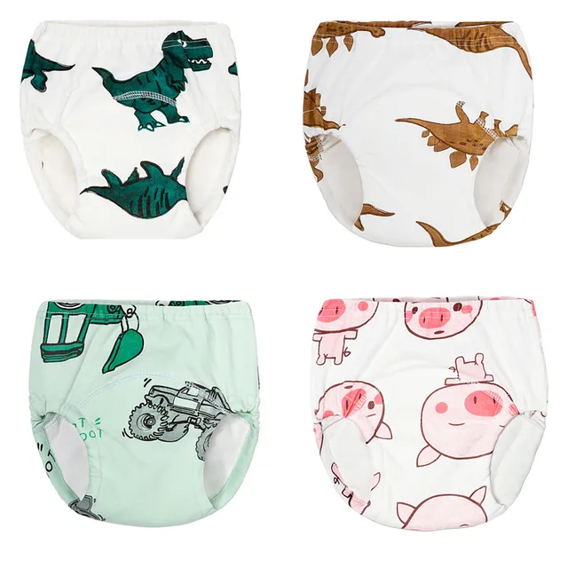 New Baby Gauze Diaper Pants Child s Toilet Training Underwear Baby Shorts Learning Pants Cotton Insulation Urine Washable