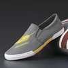 New Spring Men's Shoes Korean Embroidered Trendy Men's One Step Canvas Casual Cloth Shoes Fashion Board Shoes Sneakers for Men 3